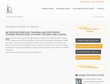 Tablet Screenshot of londontechtraining.com